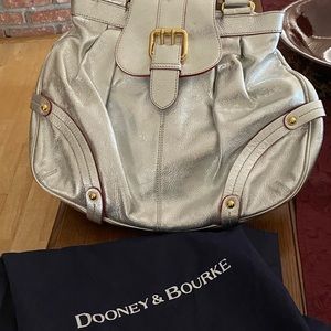 Dooney & Bourke Silver Hayden Panettiere Bag.